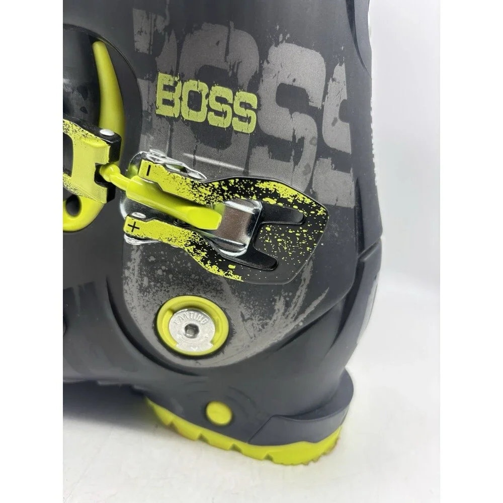 Dalbello Boss Ski Boots 25.5 / 298MM 7.5 Black Neon Green Snow Winter Sports